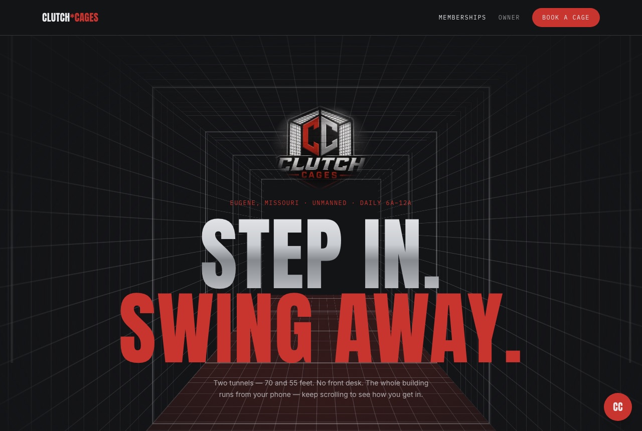 Clutch Cages website